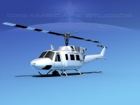 Bell 212 LAFD 3D 모델 $109 - .3ds .unknown .dwg .dxf .lwo .max .obj .stl - Free3D