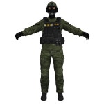 SWAT LOD3 3D 모델 $219 - .max .obj .fbx - Free3D