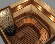 찜질방 3D 모델 $15 - .3ds .obj .fbx .max - Free3D