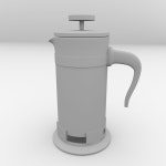 French Press 3D 모델 $15 - .3ds .dae .blend - Free3D