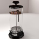 French Press 3D 모델 $15 - .3ds .dae .blend - Free3D