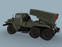 BM-21 Grad 3D 모델 $150 - .dxf .3ds .fbx .lwo .flt .obj .max .xsi - Free3D