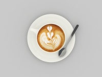 라떼의 3D 컵 3D 모델 $7 - .max .3ds .fbx .obj - Free3D