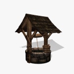 Medieval Well 3D 모델 $8 - .obj .max .fbx .dae .blend .3ds - Free3D