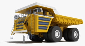 BelAZ 7555 3D 모델 $20 - .obj .lwo .max .3ds - Free3D