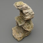 岩 3Dモデル $12 - .max - Free3D