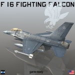 F16 3D モデル ダウンロード - Free3D