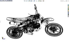 125Motorcycle 3D 모델 $199 - .sldas - Free3D