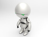 Marvin The Paranoid Android 3D 모델 $20 - .max .obj - Free3D