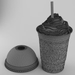 Strawberry Frappuccino 3D 모델 $19 - .max .fbx .obj - Free3D