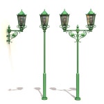 City Street Lamp 3D 모델 다운로드 - Free3D