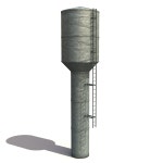 급수탑 3D 모델 $21 - .ma .obj .fbx .3ds - Free3D