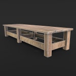 Bench 01 3D 모델 $10 - .obj .fbx .dae .3ds .blend - Free3D