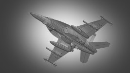 F A-18 EF SuperHornet 3D 모델 $59 - .fbx .ma .obj - Free3D