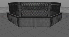 MMA fight ring 3D 모델 $40 - .c4d - Free3D