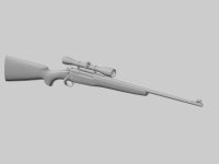 Hunting Rifle 3D 모델 $15 - .3ds .max .obj - Free3D