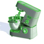 Kenwood Cooking Chef 3D 모델 $29 - .lwo .max .obj .c4d - Free3D