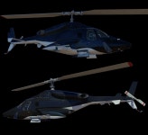 Airwolf Bell 222 Helicopter 3D 모델 $30 - .unknown .fbx .obj .ma - Free3D