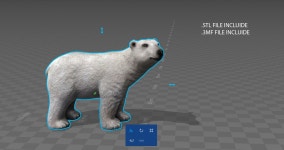 POLAR BEAR 3D 모델 $13 - .unknown .fbx .max .ma .obj .stl - Free3D