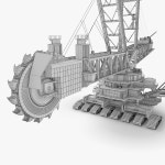 鉱山用マルチバケットホイール式掘削機バガー288 3Dモデル $99 - .fbx .max .ma .obj - Free3D