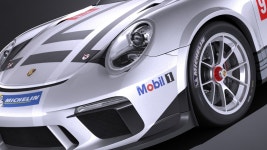 2017-03-0091 | Porsche 911 GT3 Cup 2017 3D 모델 $159 - .3ds .c4d .fbx .lwo .max .obj - Free3D