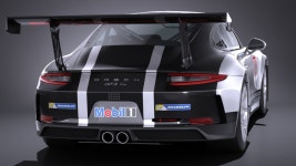 2017-03-0091 | Porsche 911 GT3 Cup 2017 3D 모델 $159 - .3ds .c4d .fbx .lwo .max .obj - Free3D