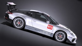 2017-03-0091 | Porsche 911 GT3 Cup 2017 3D 모델 $159 - .3ds .c4d .fbx .lwo .max .obj - Free3D