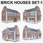BRICK set 01 3D 모델 $8 - .max .fbx .obj - Free3D