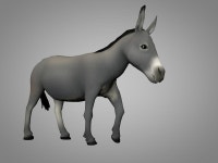 Donkey 3D 모델 $12 - .obj .stl .fbx .c4d .max .ma .unknown - Free3D