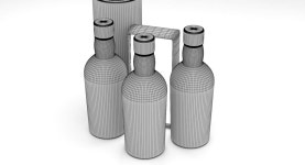 Aberlour 15yo Whisky 1L Bottle 3D 모델 $27 - .max - Free3D