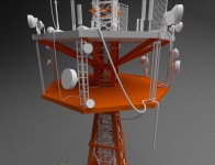 Radio Tower 무료 3D 모델 - .blend .obj .fbx .abc - Free3D