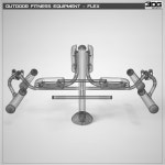 야외 운동기구 # 01 3D 모델 $15 - .max .fbx - Free3D