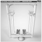 야외 운동기구 # 01 3D 모델 $15 - .max .fbx - Free3D