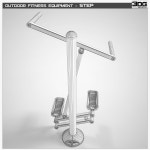 야외 운동기구 # 01 3D 모델 $15 - .max .fbx - Free3D