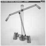 야외 운동기구 # 01 3D 모델 $15 - .max .fbx - Free3D