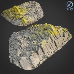 3d 스캔 된 바위 절벽 R2 3D 모델 $19 - .max - Free3D