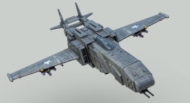 Futuristic Space Fighter 3D 모델 $159 - .3ds .fbx .max .obj - Free3D
