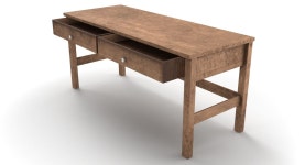 Old Desk 3D 모델 $29 - .max .fbx .obj .ma .c4d .upk .unitypackage .usd - Free3D
