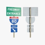 Freeway Interchange 3D 모델 $5 - .blend .obj .ma .c4d - Free3D
