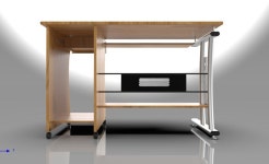 PC Desk 3D 모델 $5 - .fbx .ma - Free3D