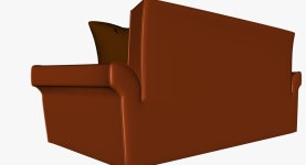 P0018 - couch 3D 모델 $36 - .obj - Free3D