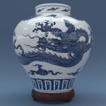 China vase 3D 모델 $5 - .3ds .lwo .max .obj - Free3D