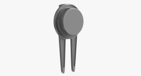 Golf Divot Tool 3D 모델 $19 - .fbx .obj .c4d .stl .max - Free3D