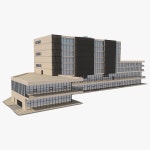 NYPD 빌딩 본부 3D 모델 $109 - .3ds .blend .c4d .fbx .ma .obj .max - Free3D