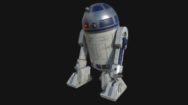 R2-D2 机器人 3D模型 $49 - .3ds .fbx .obj .blend - Free3D