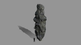 Cliff rock set 3D 모델 $39 - .obj - Free3D
