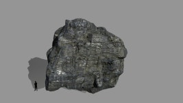 Cliff rock set 3D 모델 $39 - .obj - Free3D