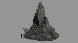 Cliff rock set 3D 모델 $39 - .obj - Free3D