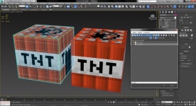 Minecraft TNT model 3D $9 - .max .fbx .3ds .obj - Free3D