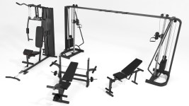 Multi gym 3D 모델 $15 - .max .fbx .obj .gltf .usdz - Free3D